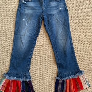 BLANKNYC Denim Jeans with Funky Flare bottom